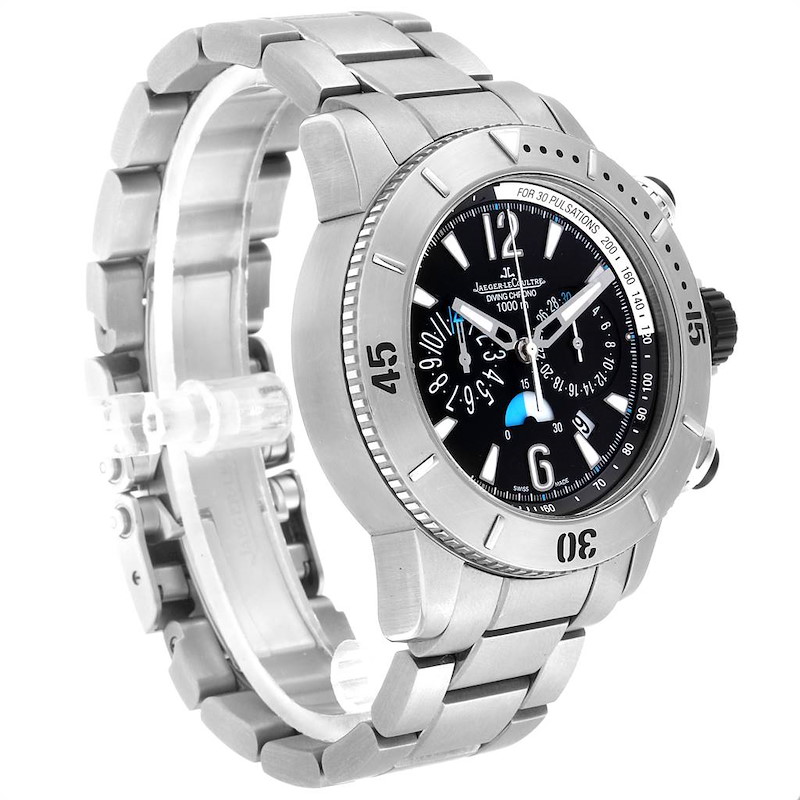 Jaeger Lecoultre Master Compressor Diving Chrono Titanium Mens Watch ...