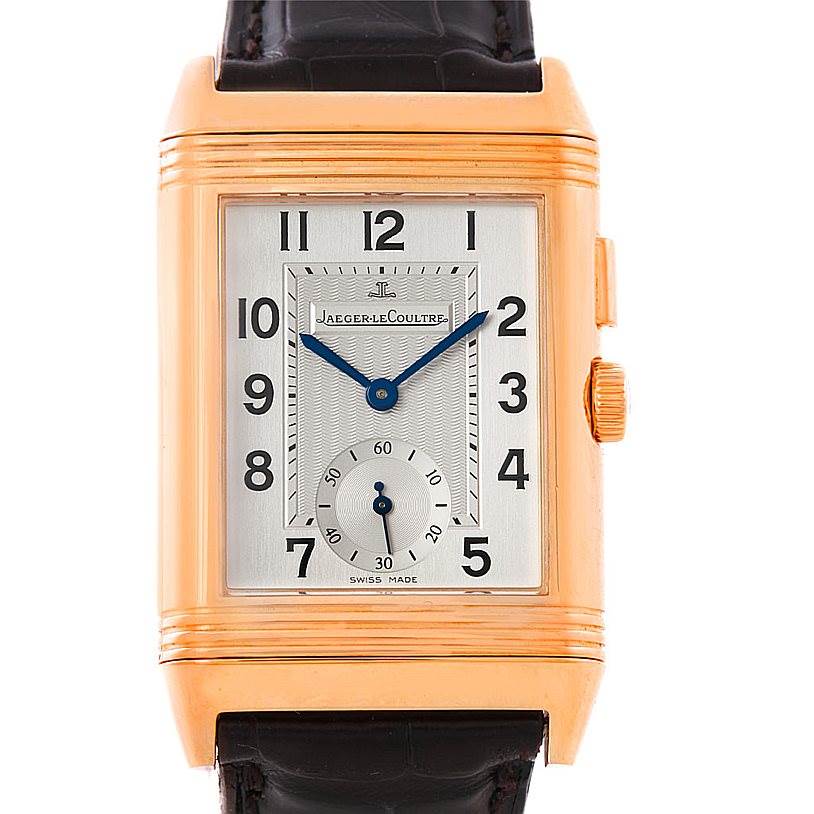 Jaeger LeCoultre Reverso Duoface 18K Rose Gold Watch 272.2.51 ...
