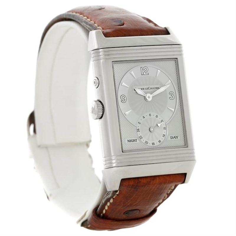 Jaeger LeCoultre Reverso Duo Day Night White Gold Watch 270.3.54