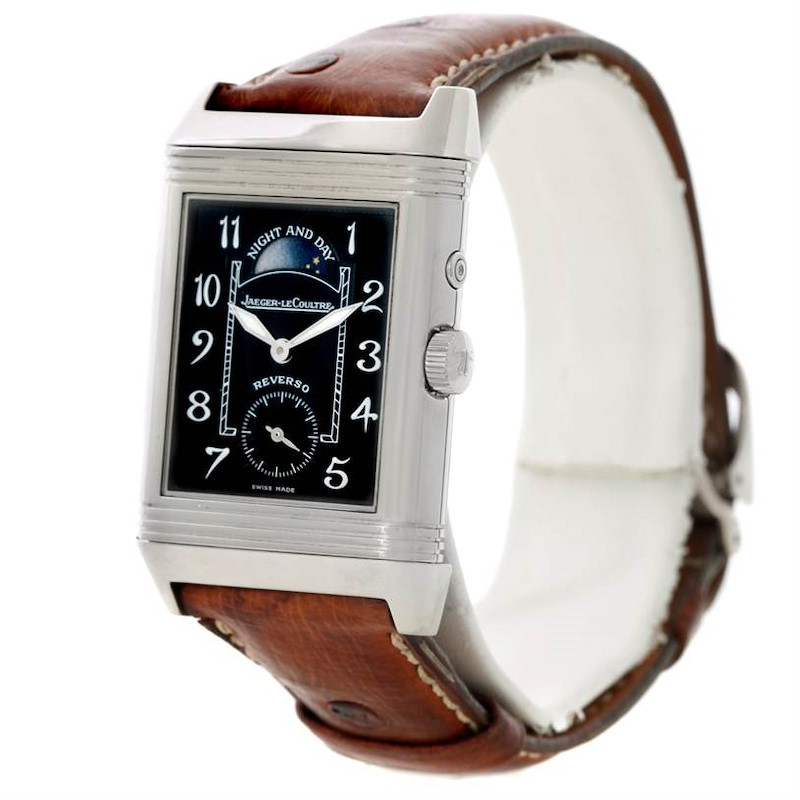 Jaeger LeCoultre Reverso Duo Day Night White Gold Watch 270.3.54 SwissWatchExpo