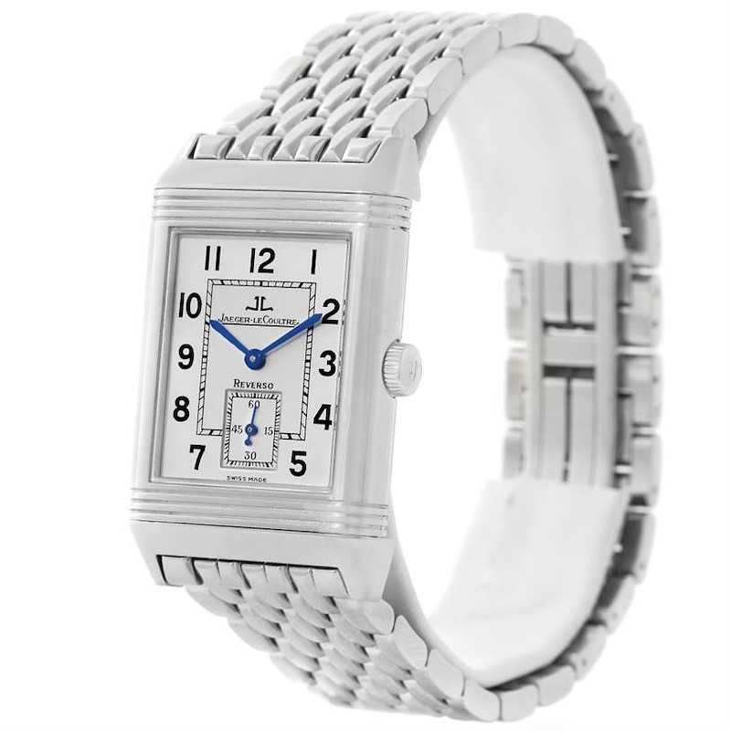 Jaeger LeCoultre Reverso Grande Taille Steel Watch 270.8.62 SwissWatchExpo