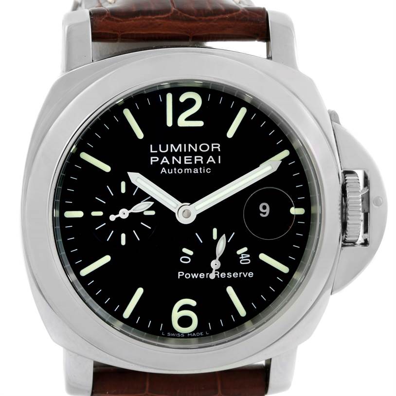 Panerai Luminor Power Reserve Automatic Acciaio 44mm Watch PAM00090 ...