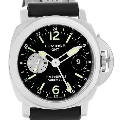 Photo of Panerai Luminor GMT Rubber Strap Automatic Mens Watch PAM00088