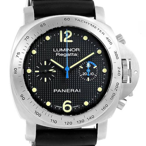Photo of Panerai Luminor Regatta 44mm Chronograph Watch PAM00308 Pam308