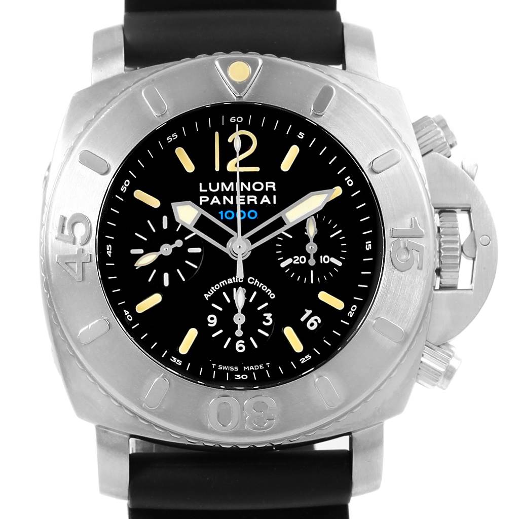 Panerai Luminor Submersible Chrono 1000M 47mm Watch PAM187 Box