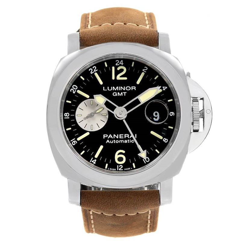 Panerai Luminor GMT Automatic Acciaio Watch PAM01088 Box Papers