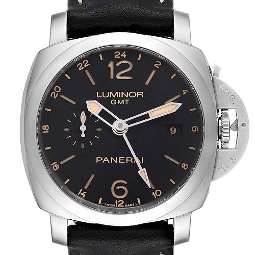 Photo of Panerai Luminor 1950 3 Days GMT 24H Acciaio 44mm Watch PAM531 PAM00531