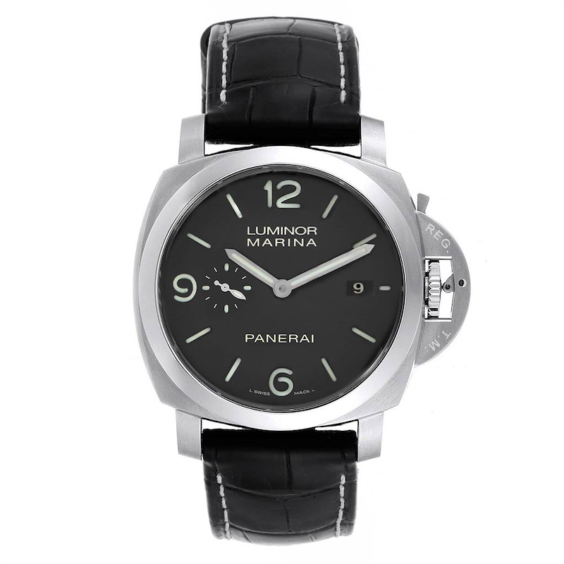 Panerai Luminor 1950 Marina Mens 44mm Watch PAM00312 Box Papers