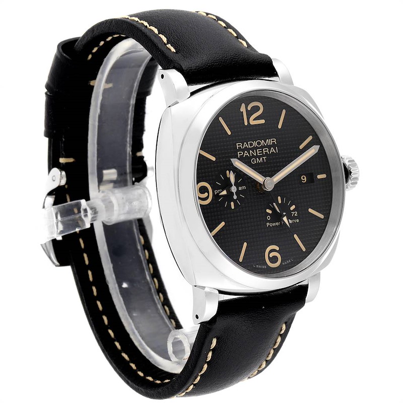 Panerai Radiomir 1940 GMT Power Reserve Mens Watch PAM00628 Box