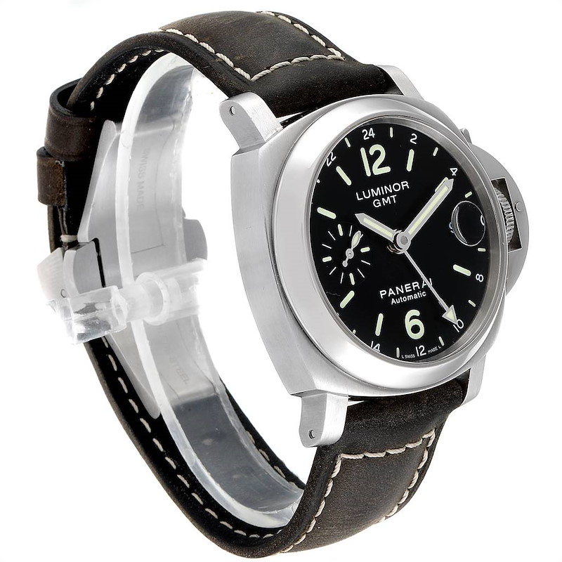 Panerai Luminor GMT 40mm Steel Mens Watch PAM00244