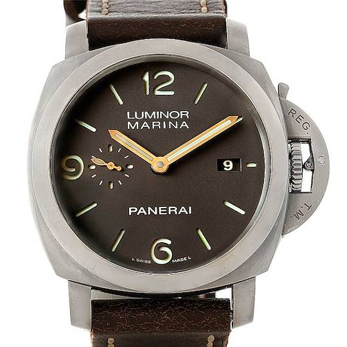 Photo of Panerai Luminor Marina 1950 Titanium 44mm Watch PAM 351 PAM00351